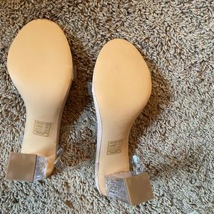 Fashionova clear heels